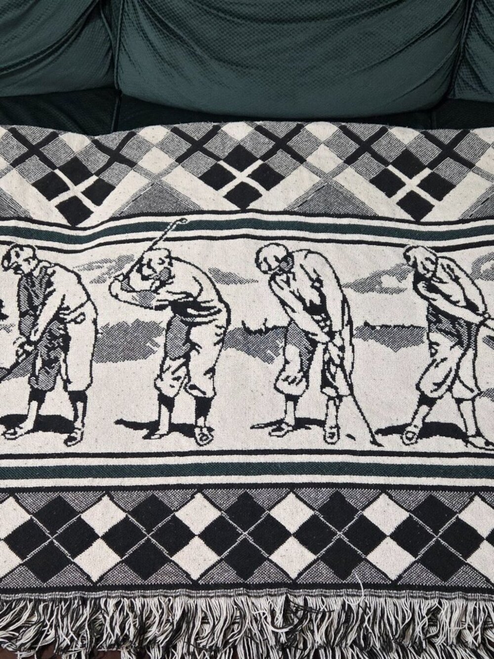 Golf Tapestry Throw Blanket 72" x 48"